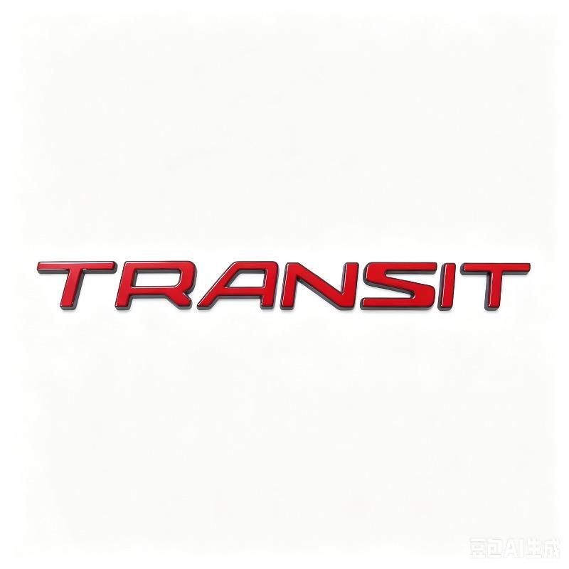 Transit Car Logo 3d Letter Tailgate Sticker - Custom Modification Decorative Metal Car Decal