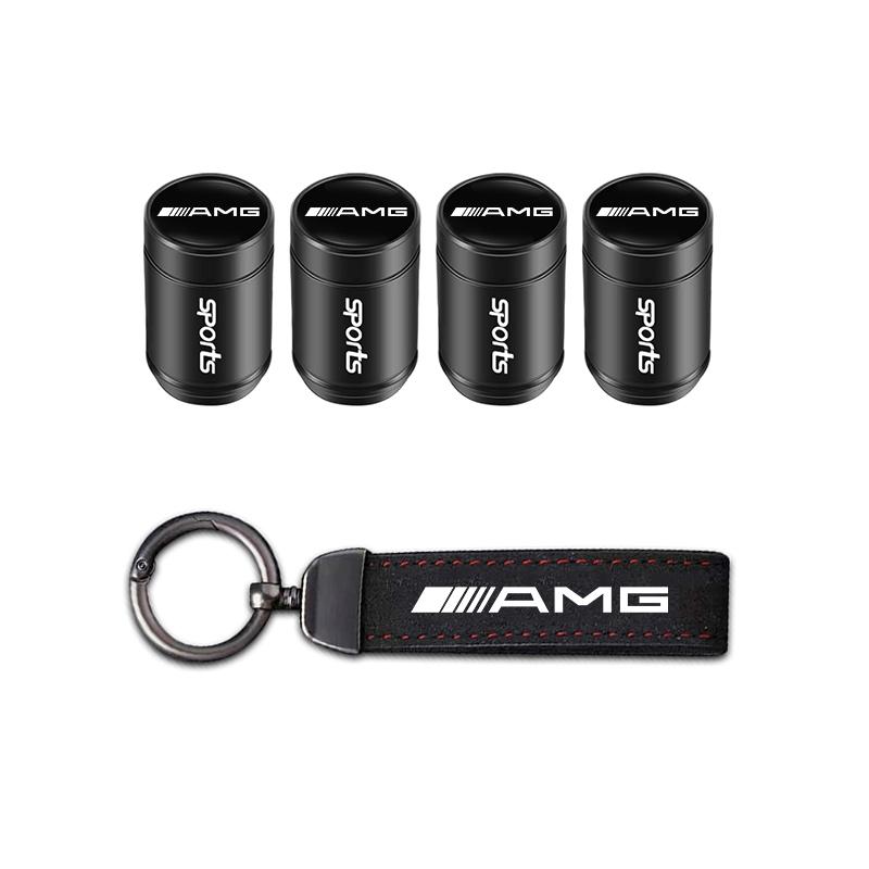 Coprivalvole per Pneumatici Ruote Auto/Portachiavi Anello Portachiavi per Mercedes Benz AMG W203 W205 W206 W211 W220 W212 W201 W210 W108