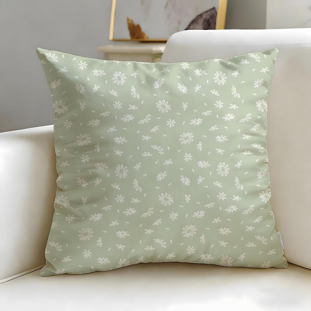 Retro patterns Cushion Cover Soft EasyWash Pillow Case Versatile for Couch Bed Travel and Office