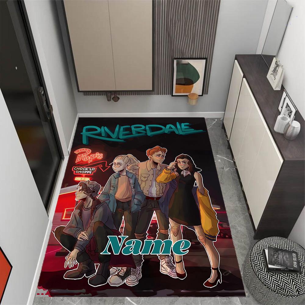 Looney Taz Art Personalized Name Carpet Design for Decorate room Entryway Study room Balcony Anti-slip Rug Anime Office Decor