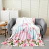Love the Swan Princess Printed Blanket for Sofa Bed Travel Camping Living Room Office Conditioning Blanket for All Seasons Gifts