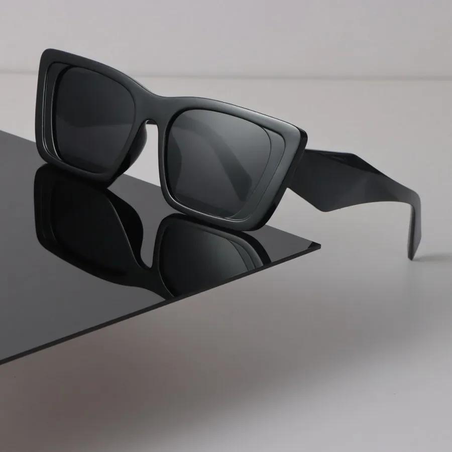 Retro Sunglasses Women Men Cat Eye Mirror Clear Luxury Eyewear Sexy Designer Brand Black Sun Glasses For Female Male