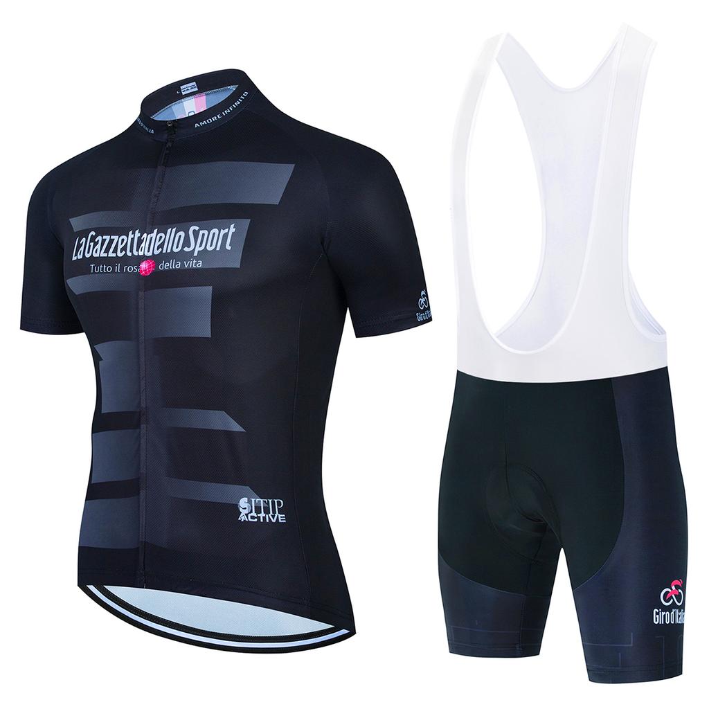 Tour De Italia Giro Team Cycling Jersey Sets Men's Cycling Clothing Summer Short Sleeve Bike Suit Bicycle Clothes Ropa Ciclismo
