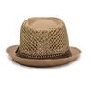 Jazz Hat Hollow Design Breathable Summer Sun Protection Hat with Ribbon Decor Wide Brim Straw Hat Outdoor Cycling Versatile Headwear