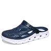 Slippers men's summer outer wear non-slip thick-soled wear-resistant driving hole shoes men's sports and leisure beach half-drag sandals