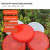 Round Plastic Winnowing Basket - Fine Mesh Sieve for Rice, Drying, and Sifting, Imitation Bamboo Weave, Multi-use for Vegetables and More