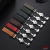 Quick Release Vintage Leather Watch Strap Stitching Cowhide Band for Omega 18/19/20/21/22/24mm Deployment Clasp Wrist Bracelet