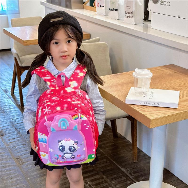 2025 Cartoon Kids' Backpack for Kindergarten & Elementary - Large Schoolbag for Boys & Girls