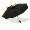 1pc Cat Love Automatic Open/Close Umbrella, Portable Folding Umbrella for Travel, Themed Events, It is suitable as a gift for various festivals, Outdo