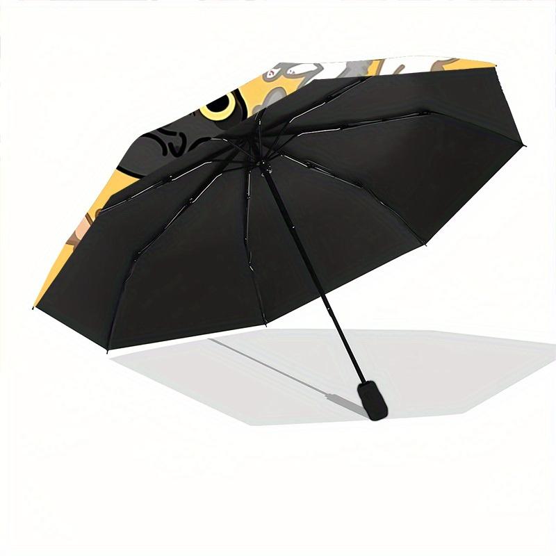 1pc Cat Love Automatic Open/Close Umbrella, Portable Folding Umbrella for Travel, Themed Events, It is suitable as a gift for various festivals, Outdo