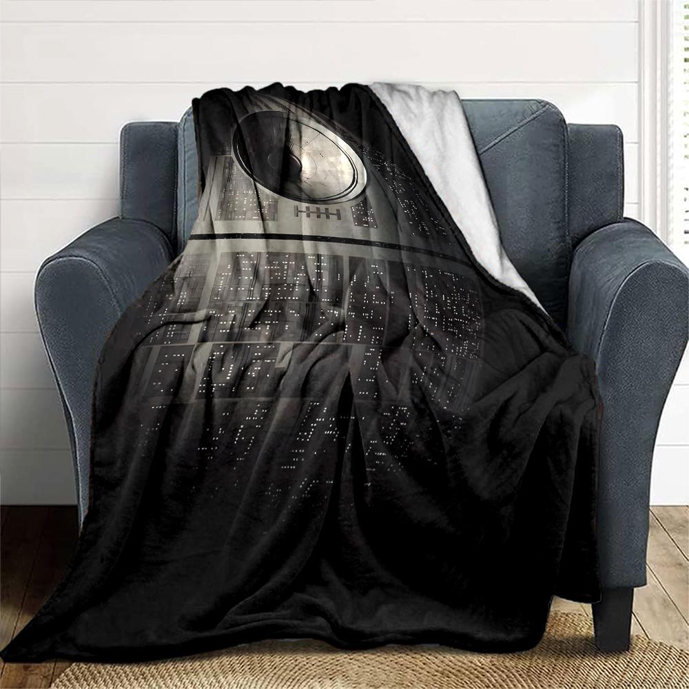 Star Wars Blanket Comfortable Perfect for Sofa Office Bedding Four Seasons Multipurpose Digital Print Ideal Gift for Friends Family Couples Picnic