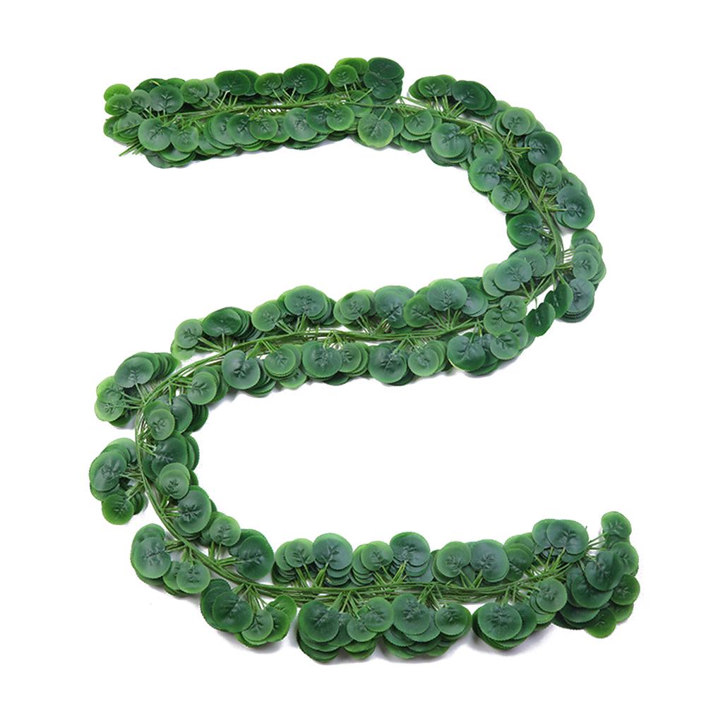 Versatile Ivy Leaf Garland Silk+Plastic Material Fake Vines for Swings, Balconies, and Wall Hangings