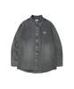 WACKY WILLY Small Logo Denim Shirt Indigo