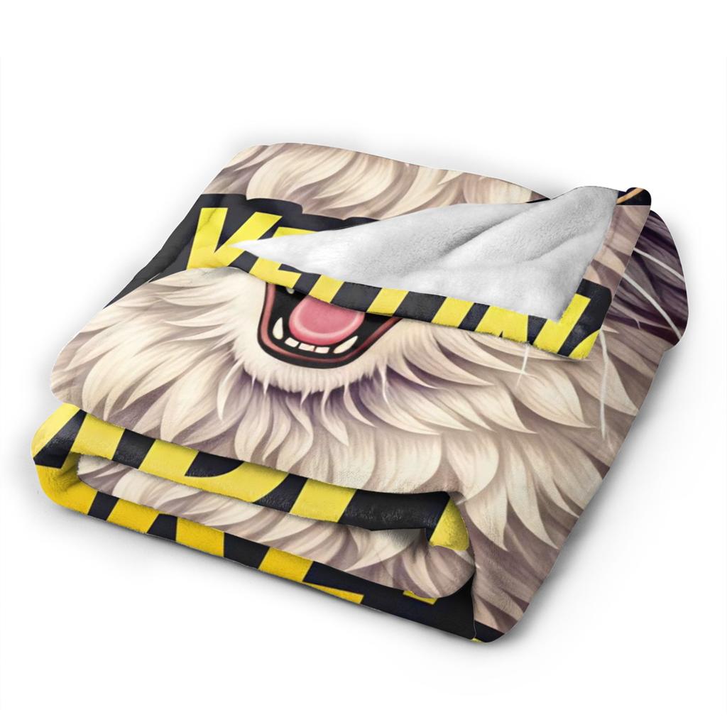 Dungeon Crawler Carl I am Yelling Carl Blanket Soft Funny Plush Throw Blanket For Children Outdoor Flannel Bedspread Bed Cover