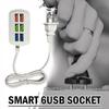 USB Phone Charger Power Strip Multi 6 Ports Universal Adapter Fast Quick Charging Head Socket HUB Splitter Charger