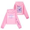 Kids' Long Sleeve Loose Pullover Letter Print Drawstring Hooded Sweatshirt
