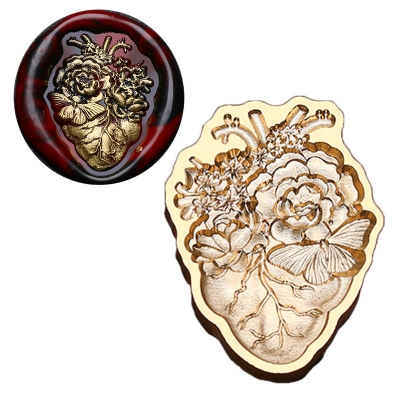 Pumpkins Sealing Wax Stamp Halloween Series Wax Seal Stamp Brass Head Seal Stamp for Scrapbooking Invitations Decoration