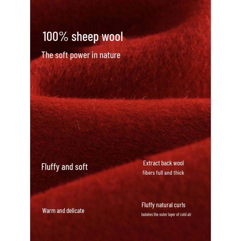 XWI Women's New Chinese Style Double-faced Merino Wool Coat