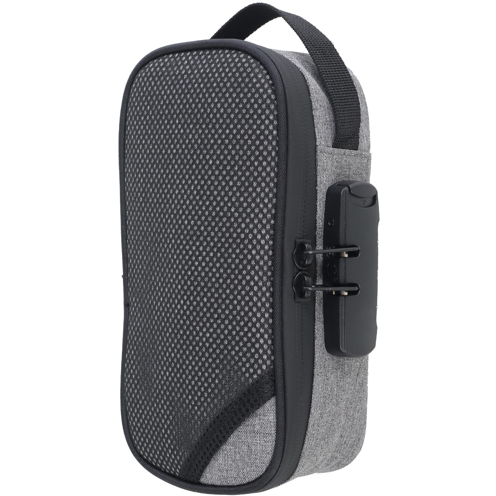 

Combination Lock Storage Bag Odor Proof Storage Case Container with Removable Compartments Large Capacity for Home Travel Office