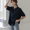 ELYSIA Funny V-Pocket Short Sleeve Shirt