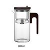 Théière en Verre Grande Capacité Avec Infuseur à Thé en Acier Inoxydable Séparation du Thé Simple et Tendance