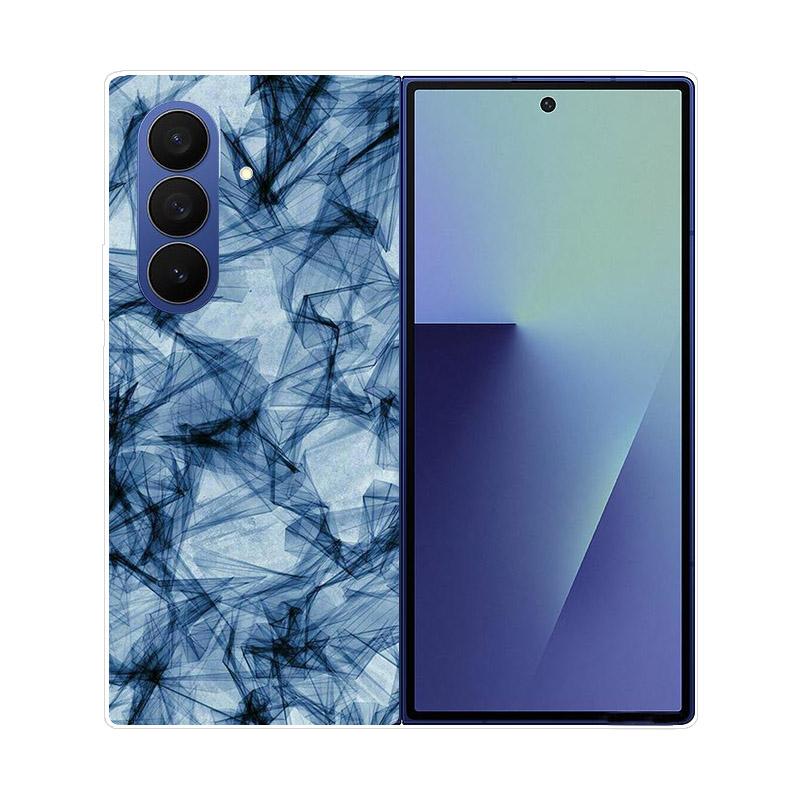 Transparent Folding Phone Case For Samsung Galaxy Z Fold 6 7 Clear Shockproof Hard PC Cover For Samsung Z Fold7 Fold6 Shell Capa