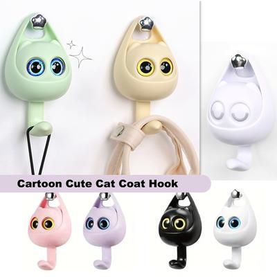 Cartoon Cute Coat Hook, No Punching Required, Winking Hook