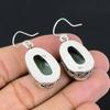 Gift For Her Natural Amazonite Drop/Dangle Vintage Earrings 925 Silver