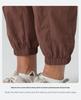 Convertible Women's Lightweight Windproof Yoga Jogger Pants with Drawstring for Hiking and Casual Wear