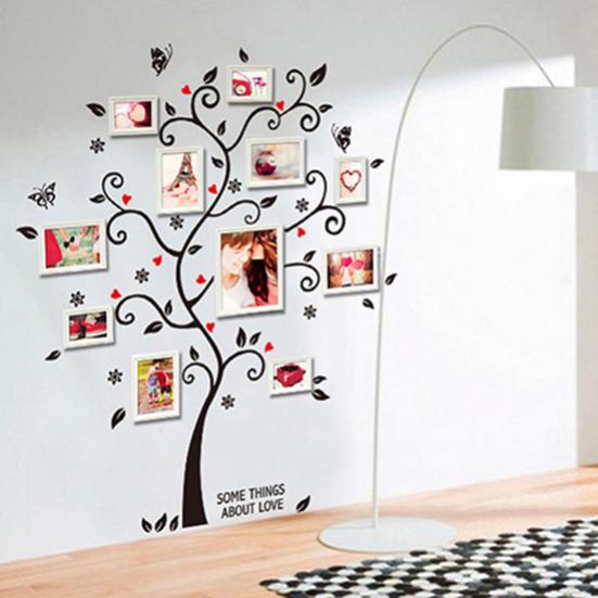 Modern Family Photo Frame Tree Removable Wall Decal Art Sticker DIY Home Decor
