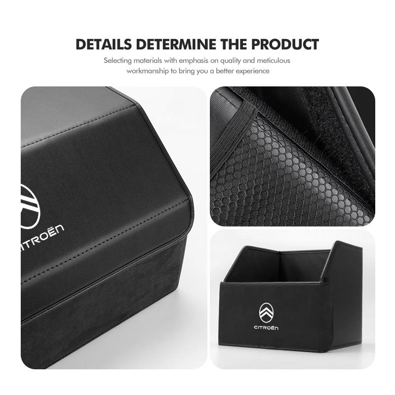 Car Trunk Storage Box Large Capacity Multiuse Tool Tidying For Citroen Grand Berlingo Jumper Celysee Xsara Picasso Aircross aik256