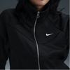 Nike Sportbekleidung Windrunner Logo Stehkragen Bequeme Langarmjacke Damenjacken Schwarz Weiß HJ0976-010