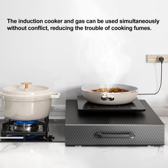 Gas Stove Cover Board with Handle Heat-Resistant Waterproof