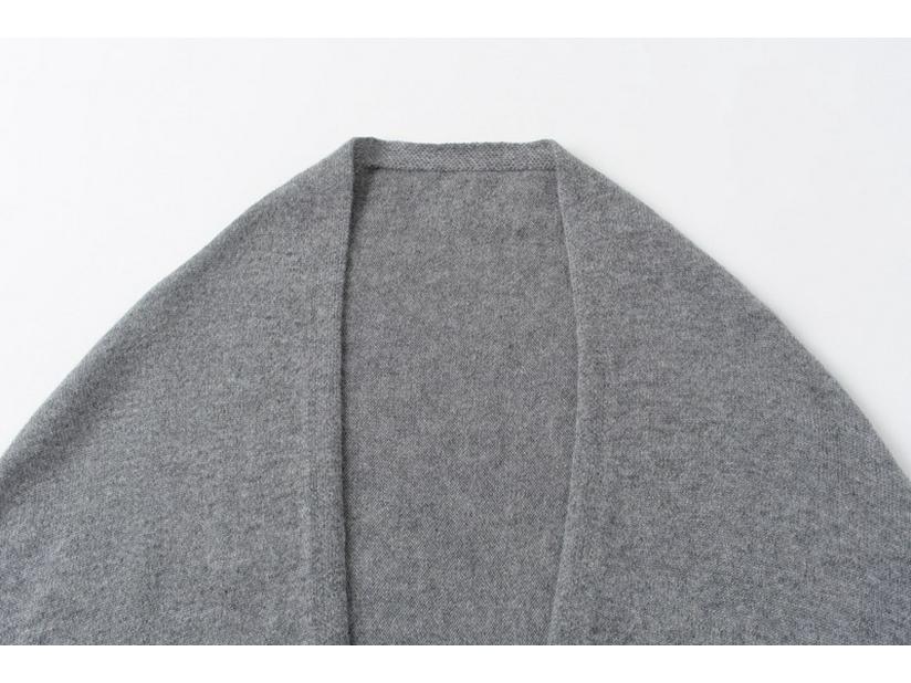 100% Pure Cashmere Versatile Shawl: Fashionable Warm Neck & Shoulder Warmer, Solid Color Scarf and Air Conditioning Cardigan Cape.