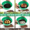 Round Screen Pan Plastic Soil Sieve Filter Mesh Pot Soil Stone Sifter Filtration Home Gardening Tools Flower Plant Nursery Pots
