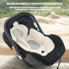 Stroller Accessories Canopy Seat Cushion Changing Kits Clothes Sunshade Compatible Reversible Stroller Padding Liner for Toddler