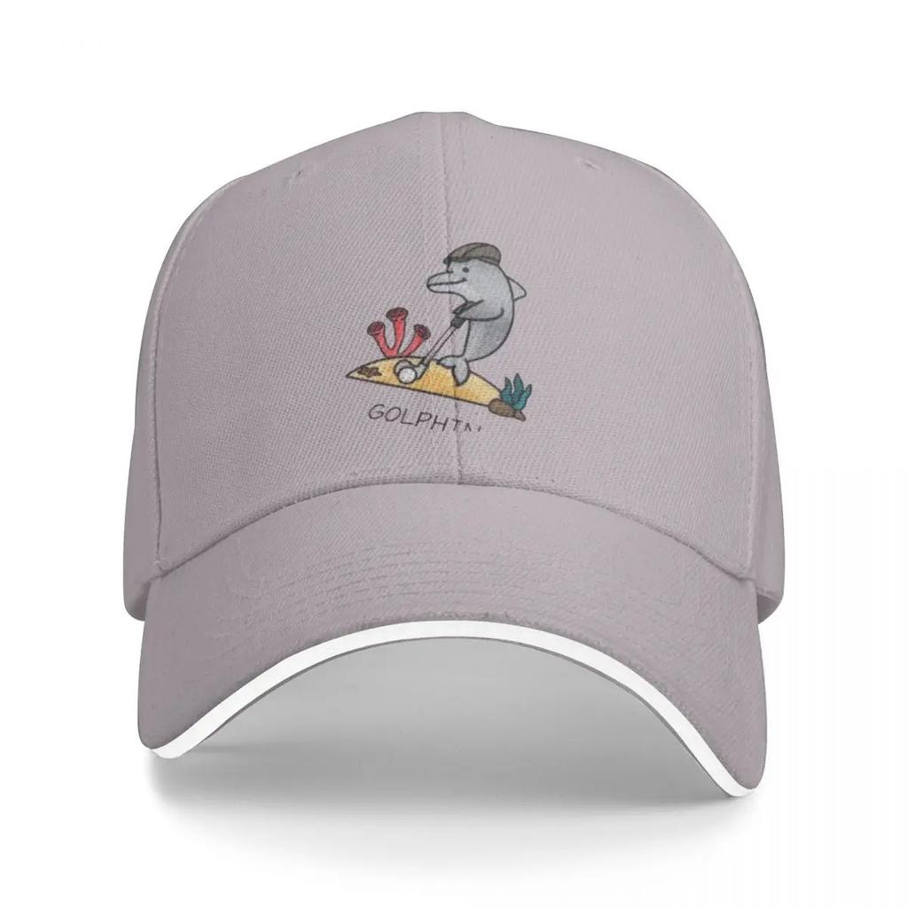 Golphin  The ultimate golf playing dolphin Baseball Cap Golf  Hat Luxury Brand Male Womens