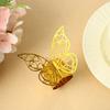 10 Pcs 3D Butterfly Gift Wrap Hollow Butterfly Glitter Wrapping Ribbon for Craft Floral Wedding Gift Wrapping