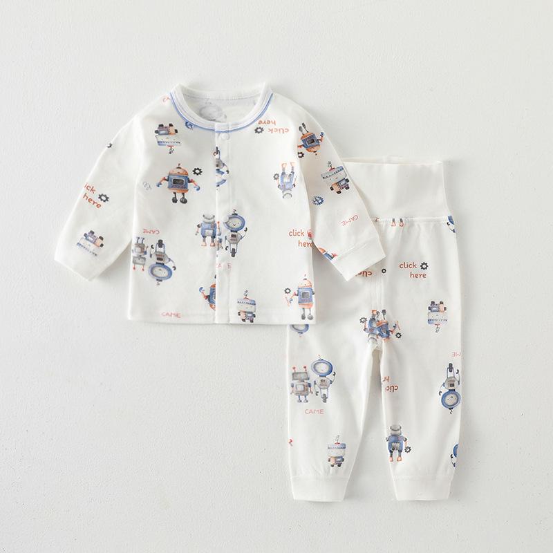 Baby Romper – Pure Cotton Newborn Spring/Autumn Base Layer Pajamas Crawling Suit