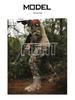 2024 Men's Plus Size High-Top Camouflage Combat and Hiking Boots