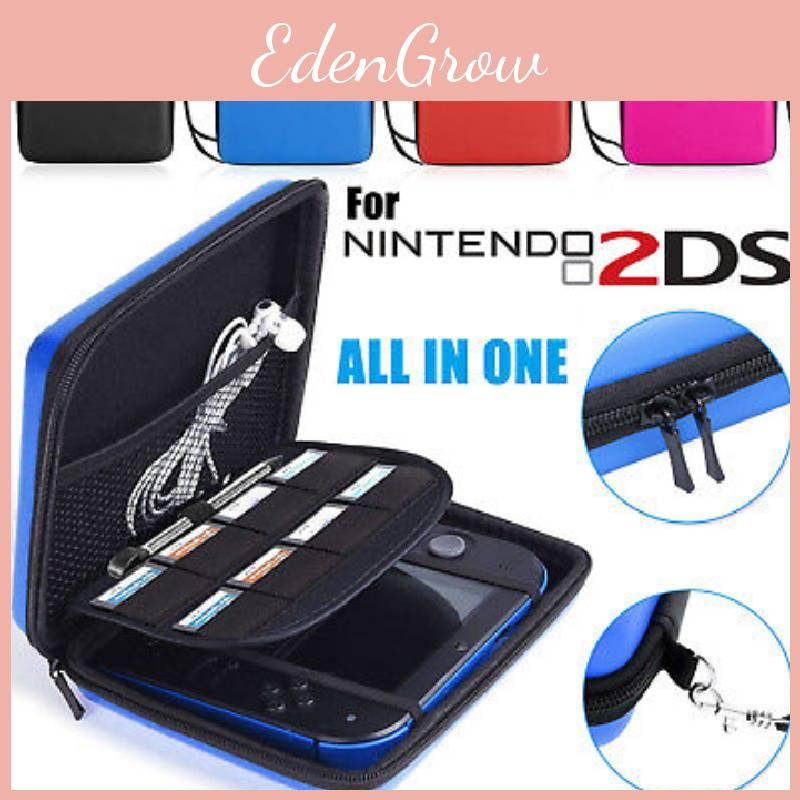 Eva Hard Storage Carrying Case Bags Protective Shell Strap For Nintendo 2ds