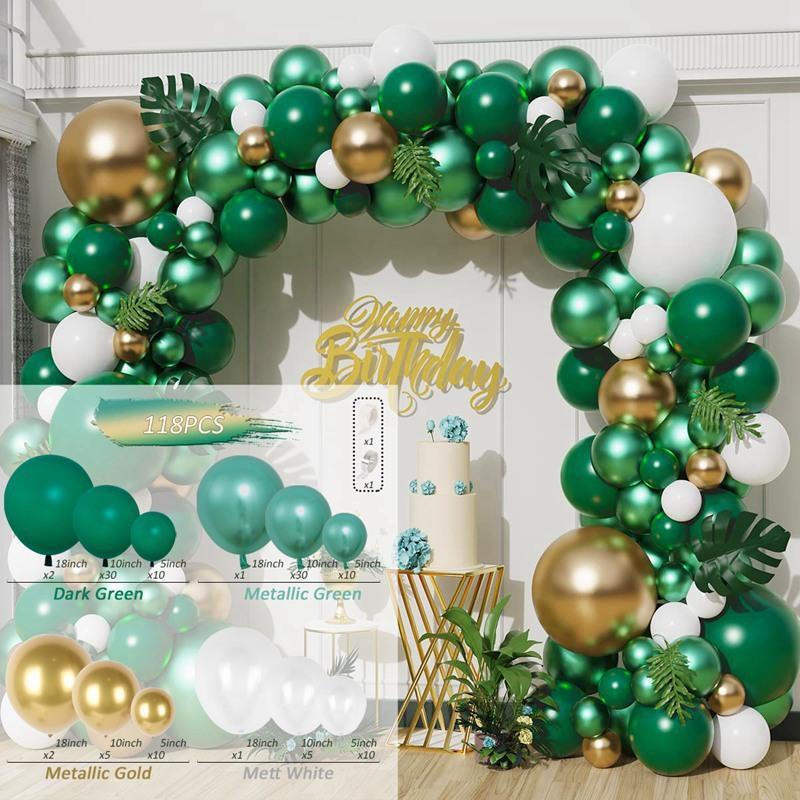 Birthday Arrangement Balloon Set Balloon Chain Black Gold Balloon Set Birthday Arrangement Package Balloon