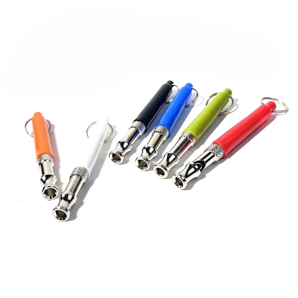Adjustable Stainless Steel Ultrasonic Dog Training Whistle with Lanyard