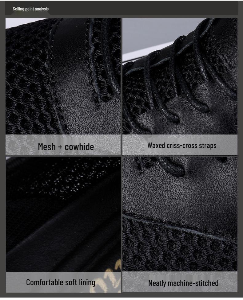 Men's Breathable Slip-On Mesh Shoes: Summer Anti-Odor, Soft Sole, Trendy & Versatile Casual Footwear
