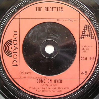 7inch Record RUBETTES  Come On Over 2058943 Polydor 1977 UK Rock Used