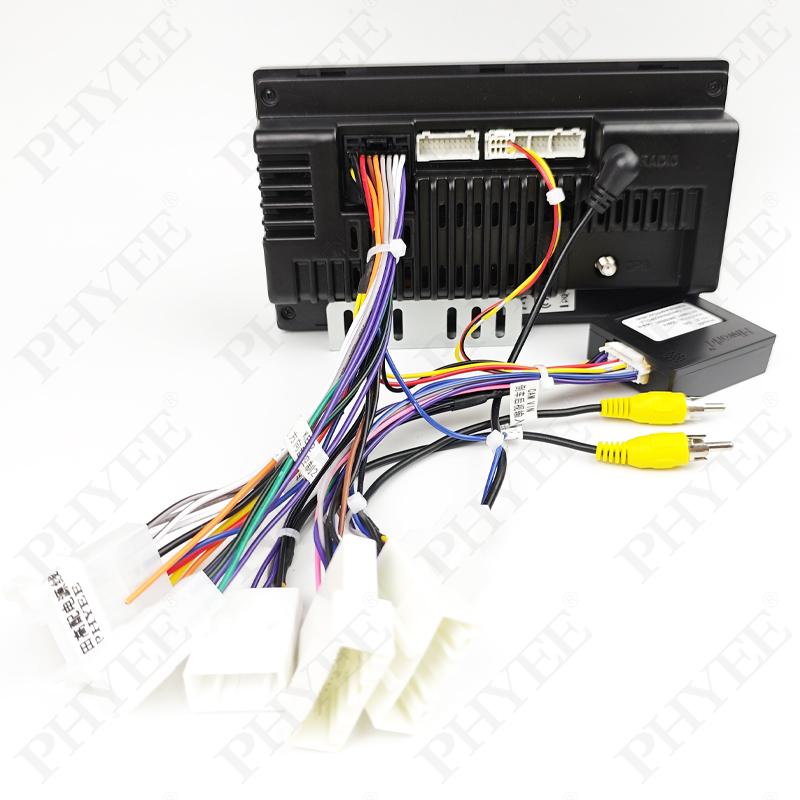 CAN Bus Wiring Harness 28/24/16 Pin, SWC & Reverse Camera Retention, 16Pin Android, for Toyota Corolla, Camry, RAV4, Yaris, CHR