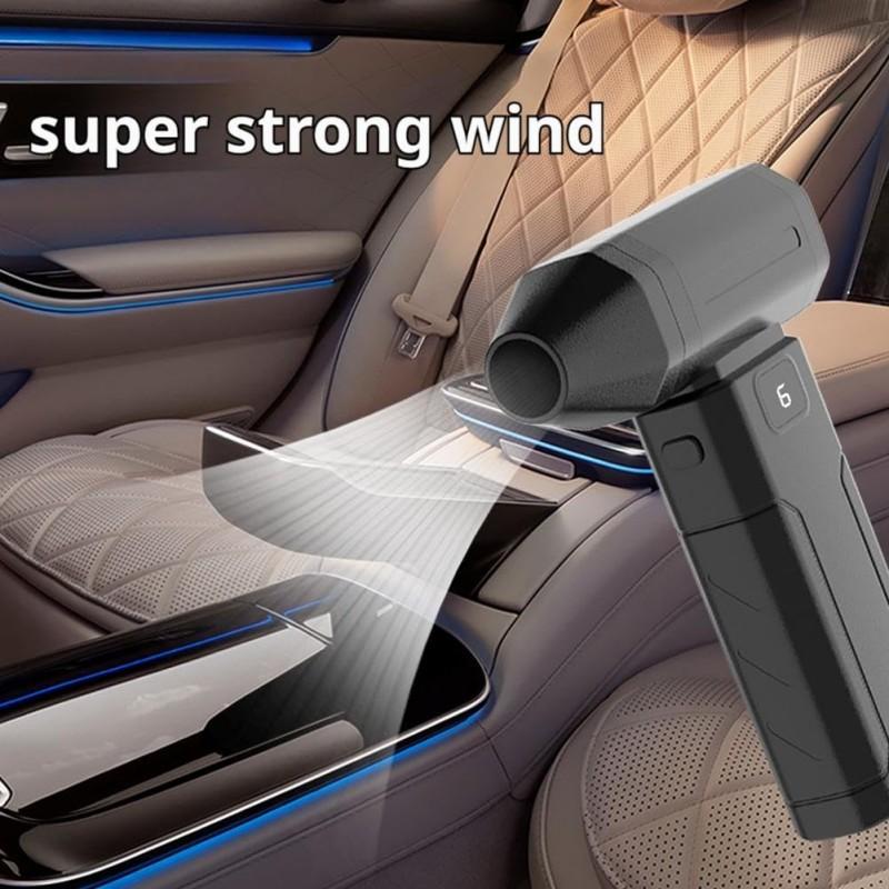 150000RPM Wireless Jet Fan Brushless Motor Turbo Air Blower  With LED Light Digital Display Portable Cleaning Blower For Dust Cleaner Car Cleaning