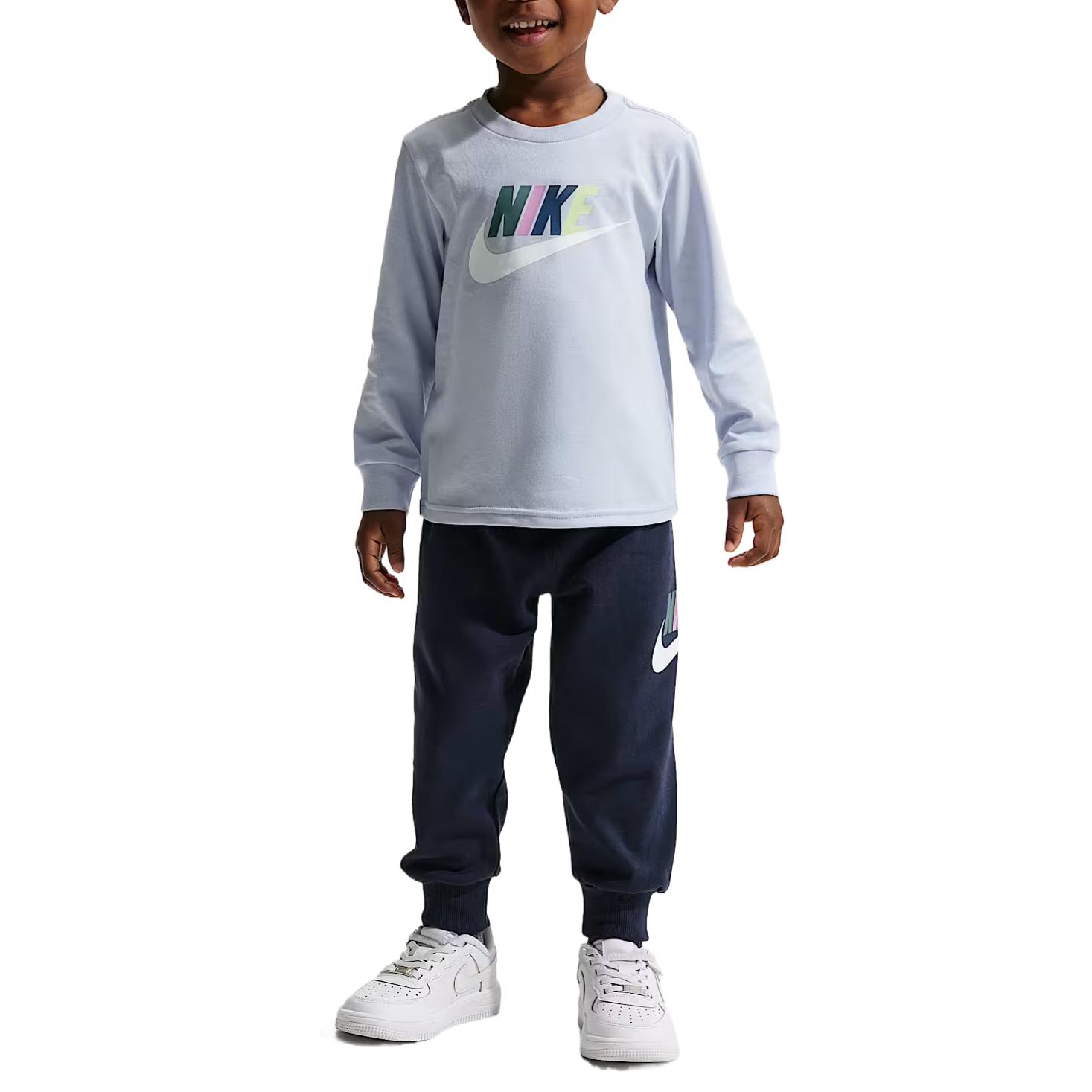 Nike Casual Sports Suit Comfortable Fit 2-Piece Set Kids suits IU5427-410 3T