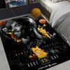 Sports basketball star pattern rug, suitable for living room home decoration, children's play area rug, non-slip area rug, bedroom doormat.