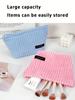 1PC New corduroy makeup bag, large-capacity plush makeup bag inner liner, portable beauty products storage bag